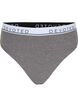 G-string met normale taille, Grijs, Packshot image number 0