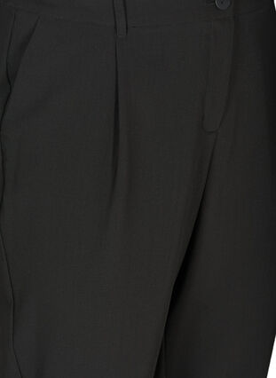 Cropped broek in een klassiek design, Black, Packshot image number 2