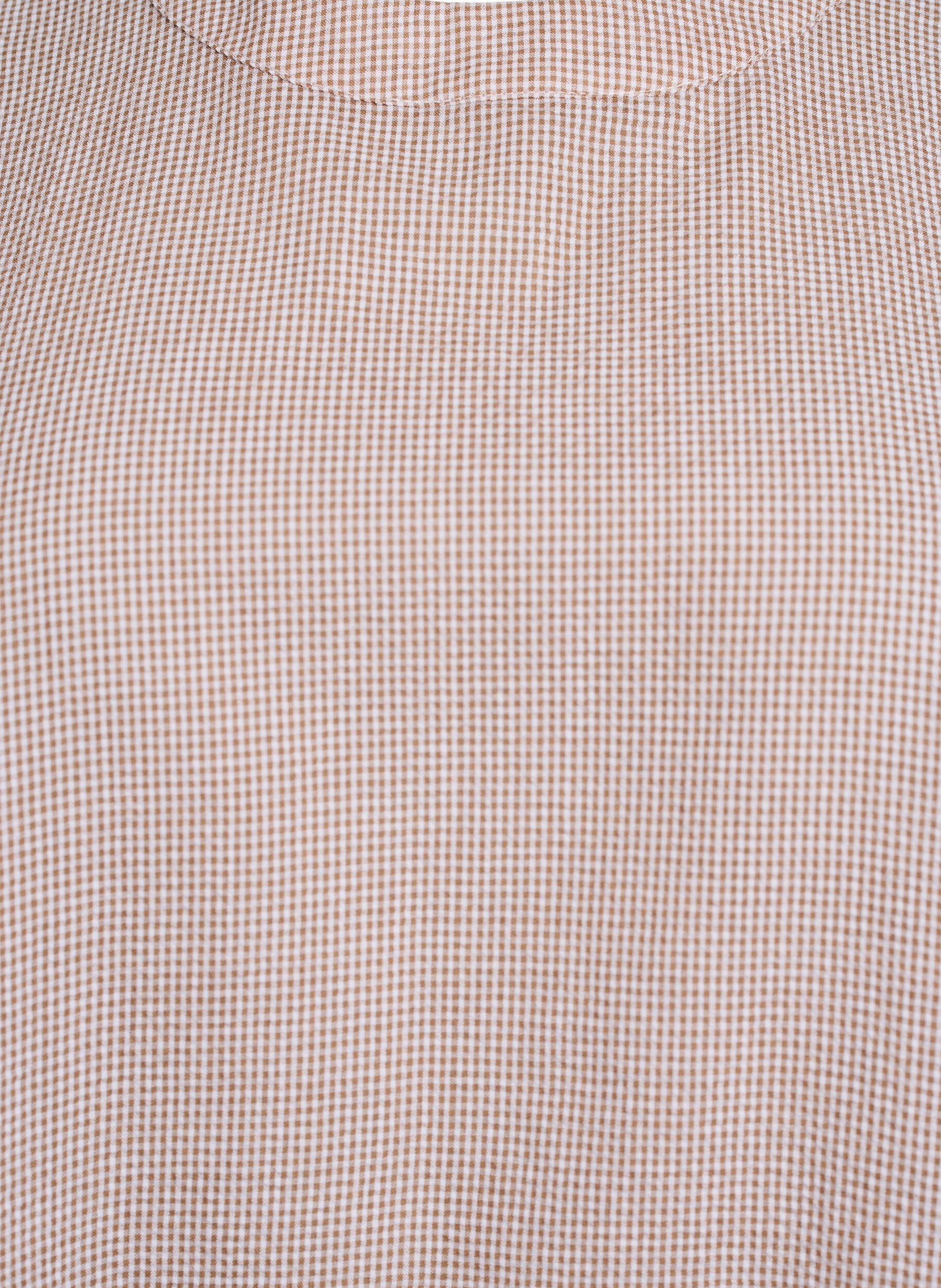 Zizzi Tunic met A-lijn en korte ballonmouwen, Beige, Packshot image number 2