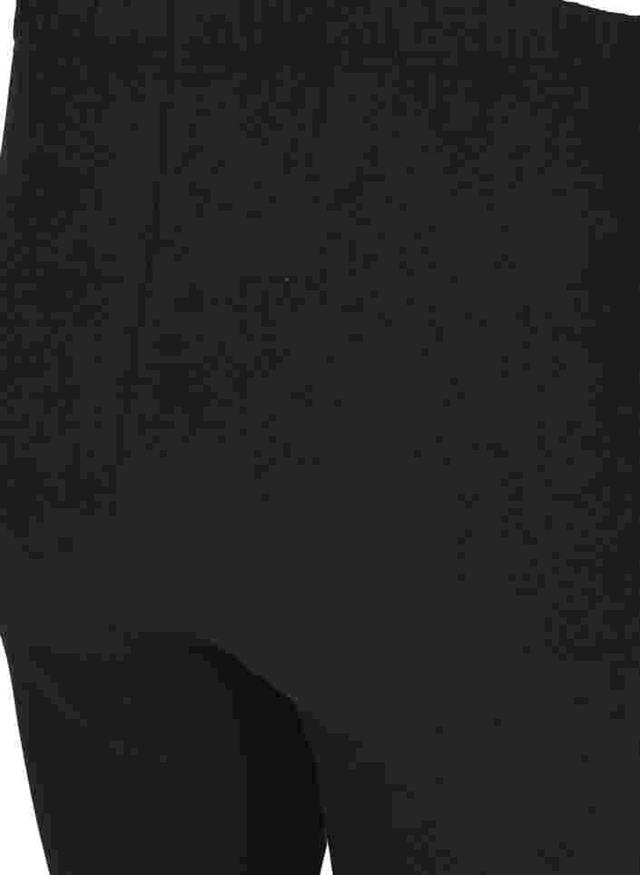 Legging van katoen met voering, Black, Packshot image number 2