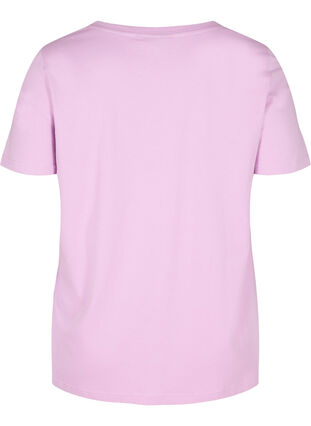 T-shirt met korte mouwen en print, Violet Tulle, Packshot image number 1