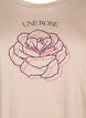 Katoenen T-shirt met opdruk, S. Mink w. Flower, Packshot image number 2