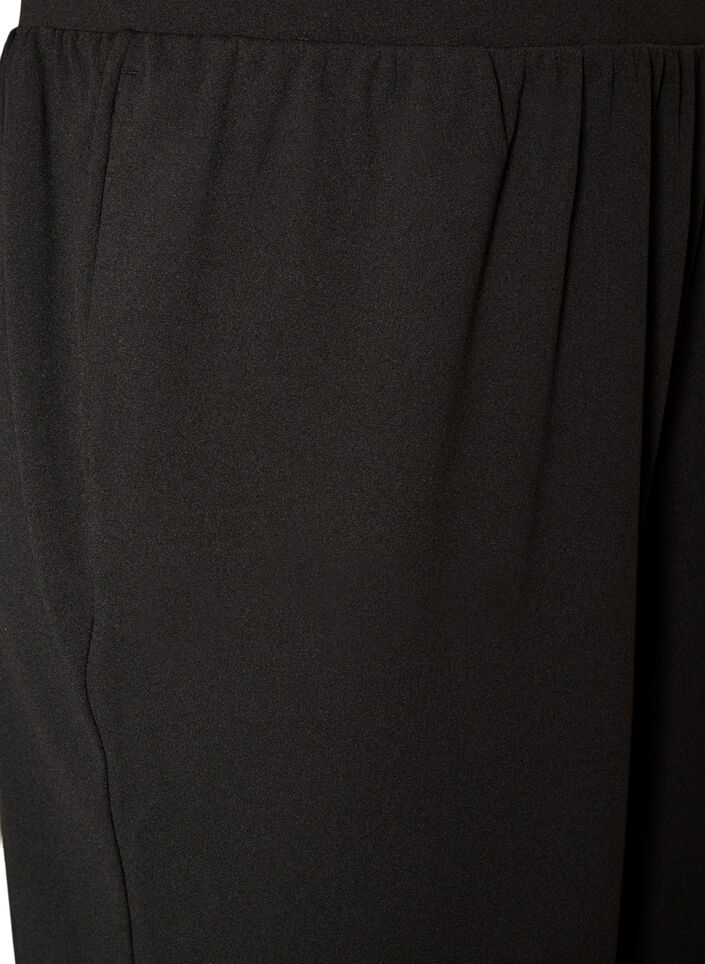 Jersey ballonbroek met hoge taille, Zwart, Packshot image number 2
