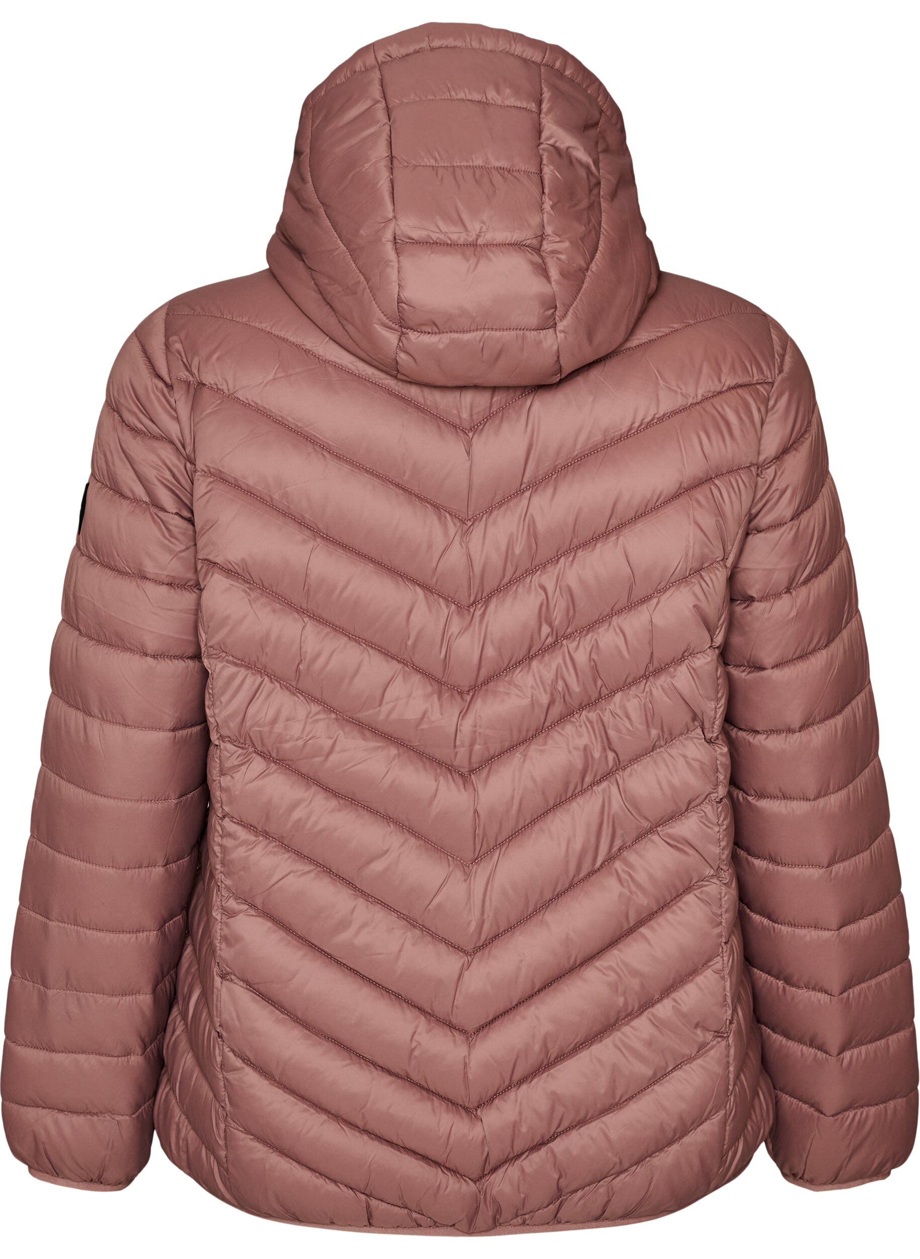 ZizziLichtgewicht jas met capuchon, Roze, Packshot image number 1