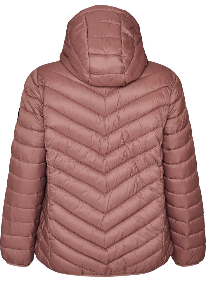 Lichtgewicht jas met capuchon, Roze, Packshot image number 1
