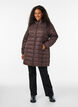 Gewatteerde jas, Bruin, Model image number 1