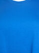 Basic katoenen T-shirt met ronde hals, Blauw, Packshot image number 2