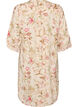 Lang shirt in linnen en viscose, Vanille, Packshot image number 1