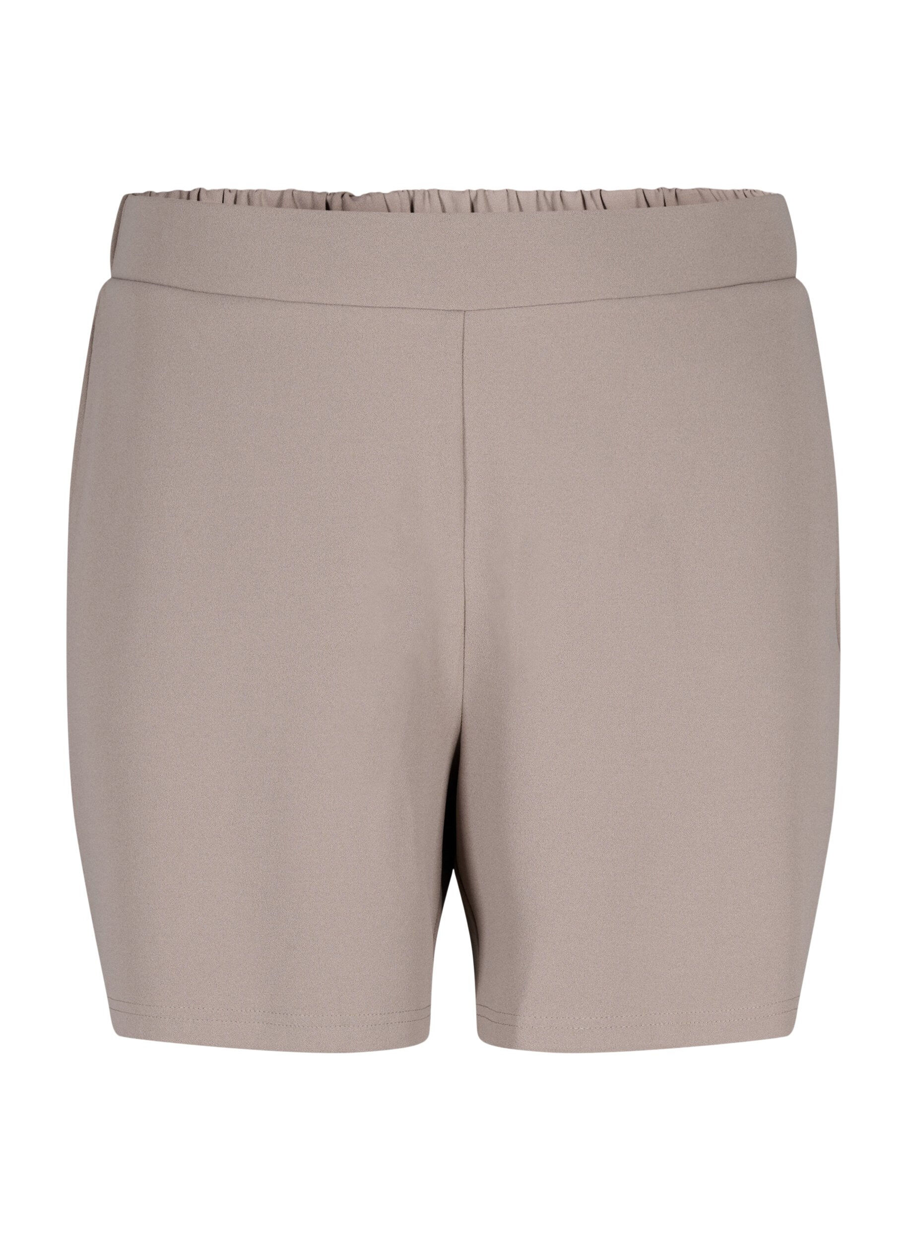 Zizzi FLASH - Korte broek met losse pasvorm en zakken, Beige, Packshot image number 0