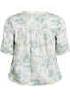Blouse met print en 1/2 mouwen, Wit, Packshot image number 1