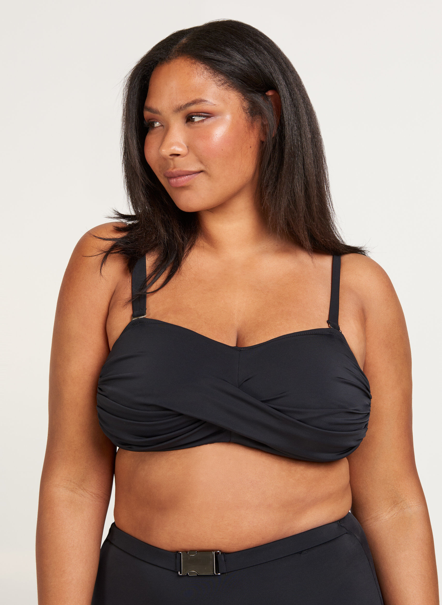 Zizzi Bikinitop, Black, Model image number 0