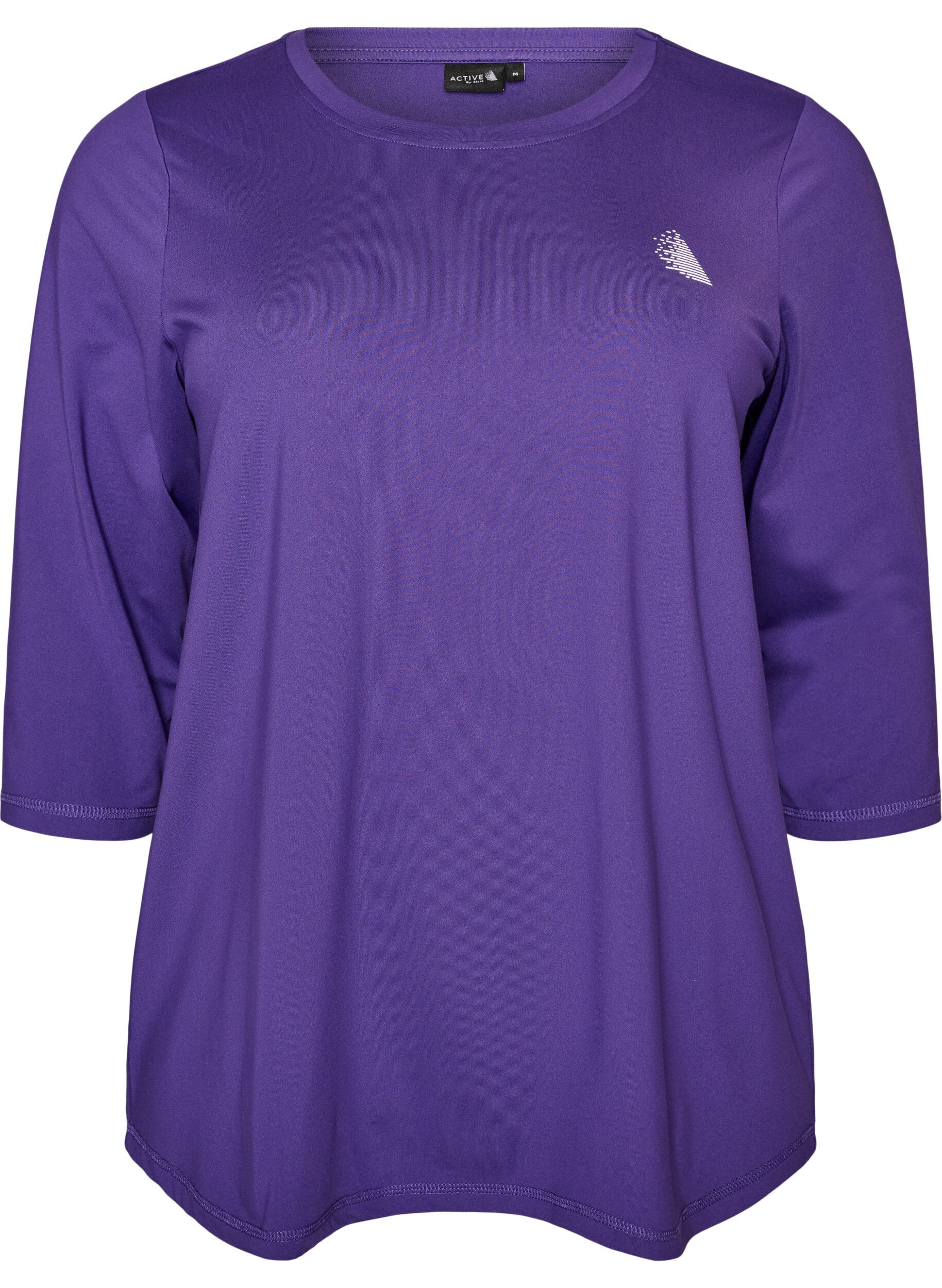 ZizziSporttop met 3/4 mouwen, Paars, Packshot image number 0