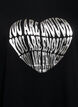 T-shirt met print, Zwart, Packshot image number 2