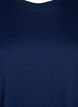 Basic katoenen T-shirt met ronde hals, Blauw, Packshot image number 2