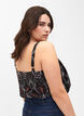FLASH - Top met print, Black Rose Ethnic, Model image number 1