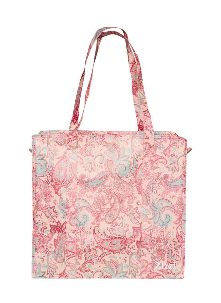 Shoppingtas met ritssluiting, Rood, Packshot image number 1