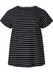 	 Katoenen t-shirt met strepen, Black W. Stripe, Packshot image number 0