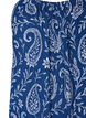 Jurk met middelhoge bandjes van biologisch katoen, Blauw, Packshot image number 2