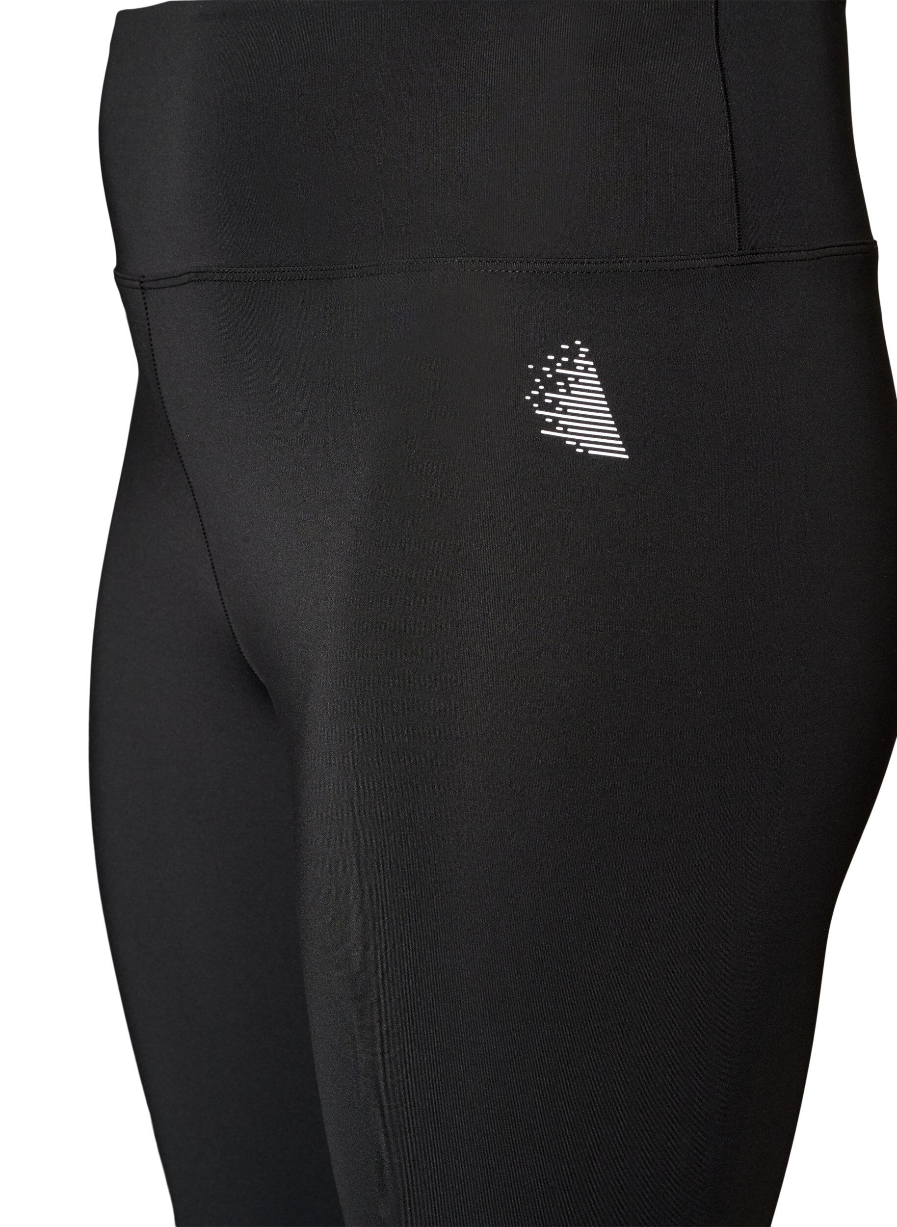 ZizziTrainingspanties met high waist en zak in de tailleband, Zwart, Packshot image number 2