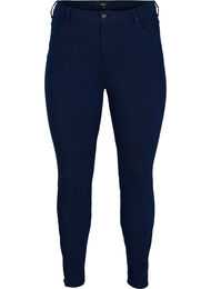 Amy jeans met hoge taille en 4-way stretch, Dark blue