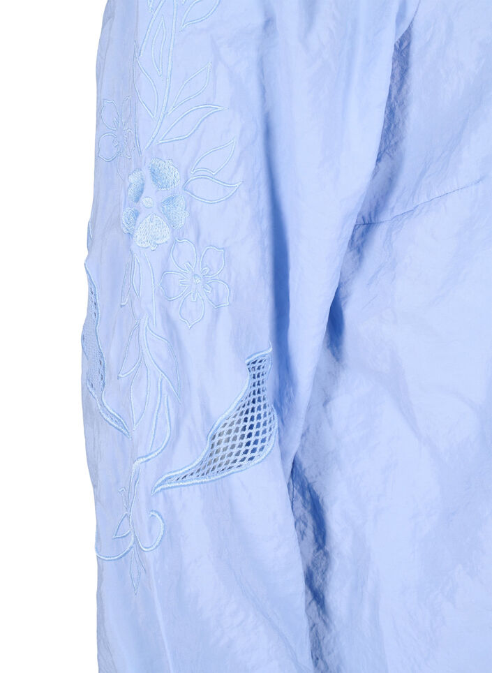 Blouse van Tencel™ Modal met geborduurde details, Serenity, Packshot image number 3