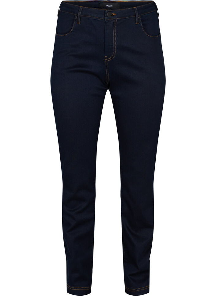 Slim fit Emily jeans met normale taille, Blauw, Packshot image number 0