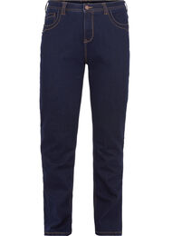 Slim fit Vilma jeans met hoge taille, Blauw