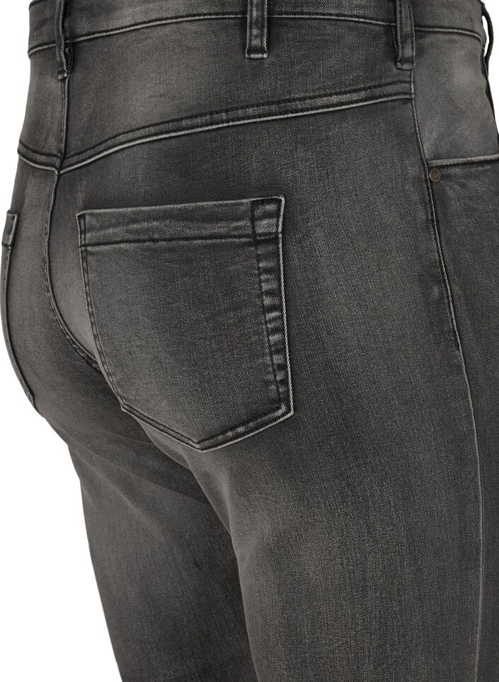 Slim fit Emily jeans met normale taille, Grijs, Packshot image number 3