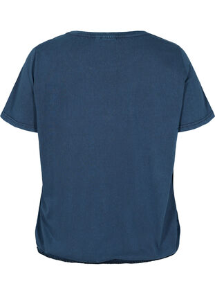 Biologisch katoenen t-shirt met smock, NavyBlazer Acid Bird, Packshot image number 1