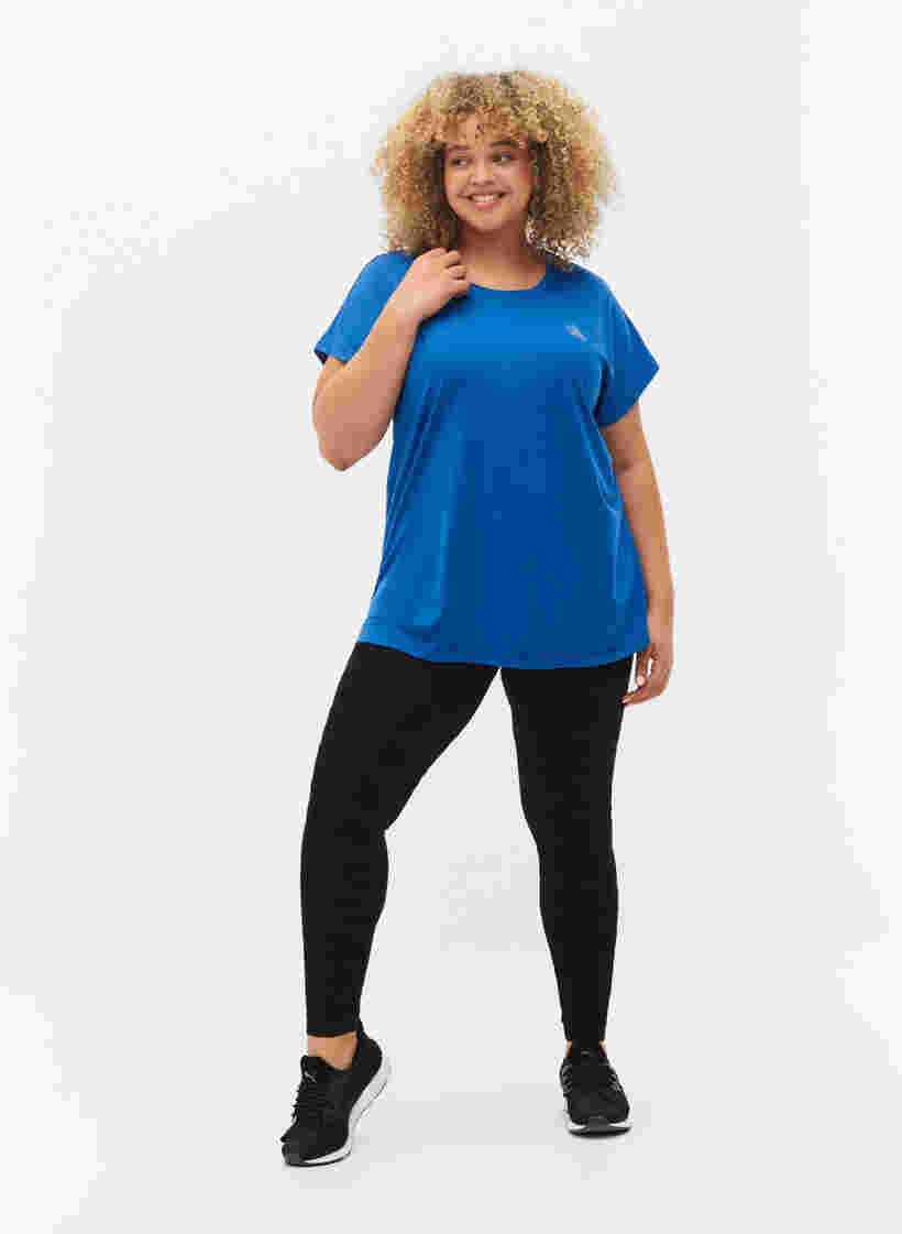 Trainings T-shirt met korte mouwen, Lapis Blue, Model image number 2