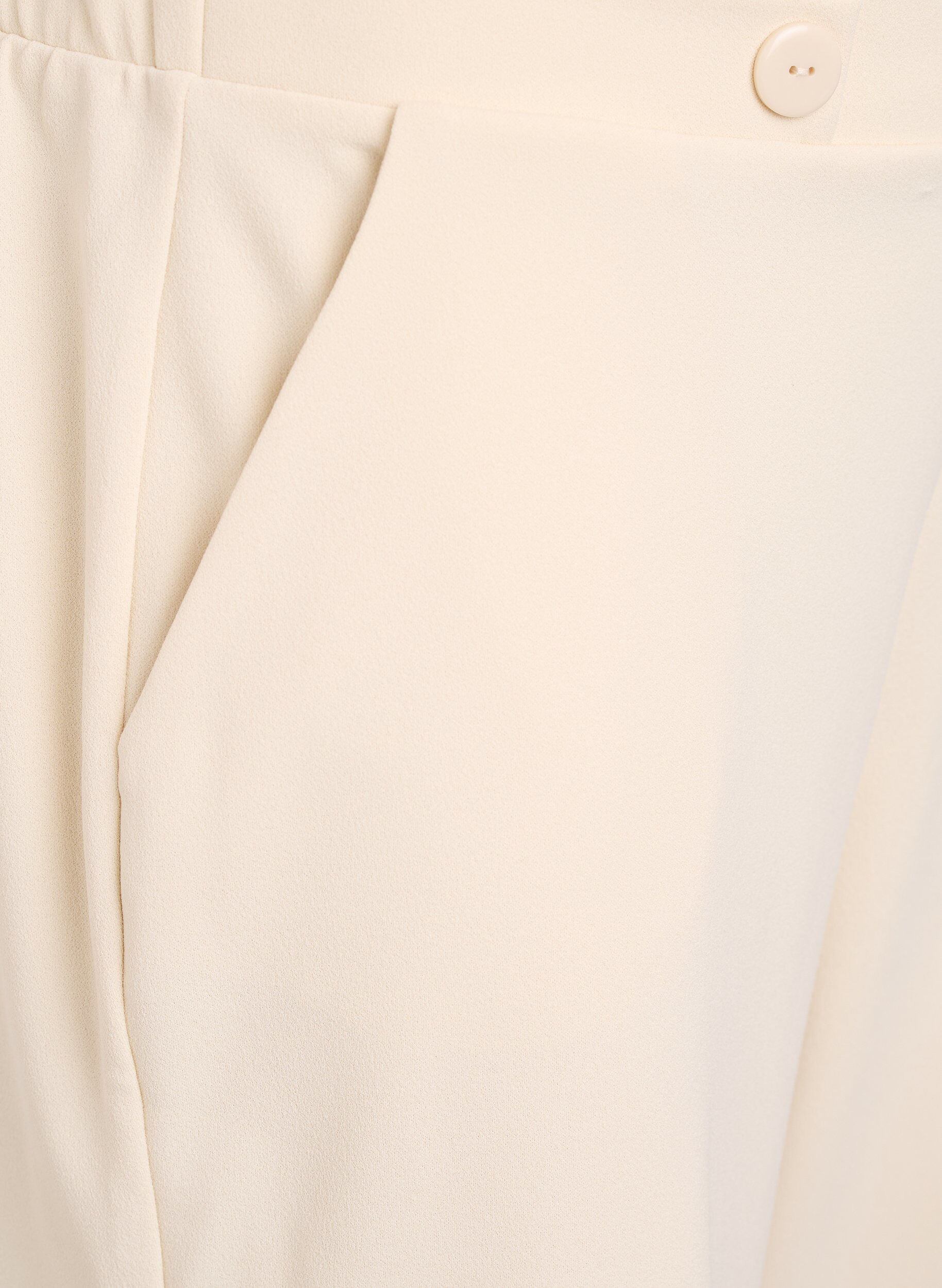 Zizzi 7/8 broek met losse pasvorm, Beige, Packshot image number 2