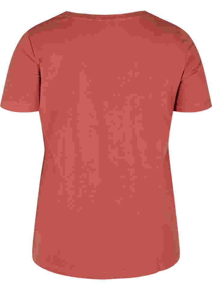 Basic t-shirt, Marsala, Packshot image number 1