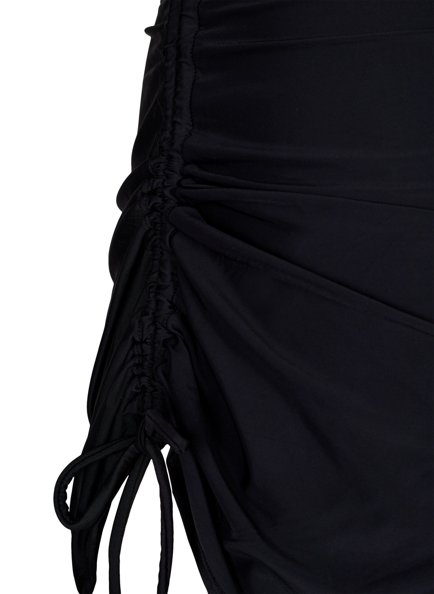 Zizzi Bikinirok met vastzittende slip, Zwart, Packshot image number 3