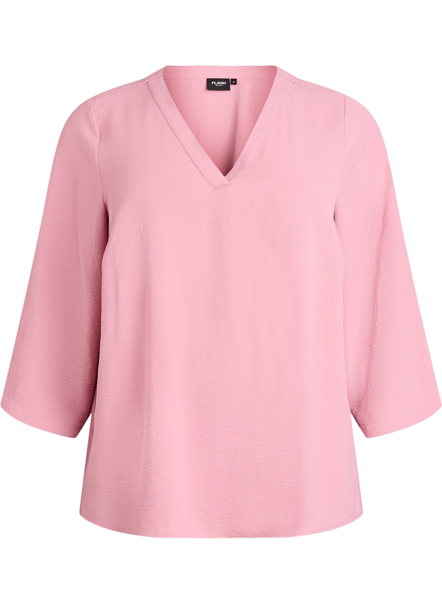 ZizziBlouse met 3/4 mouwen, Roze, Packshot image number 0
