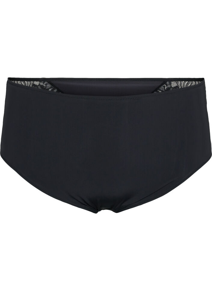 Support the breasts - slipje met kant, Black, Packshot image number 0