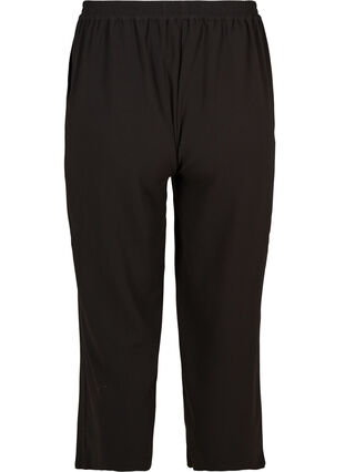 Culotte broek met elastiek, Black, Packshot image number 1