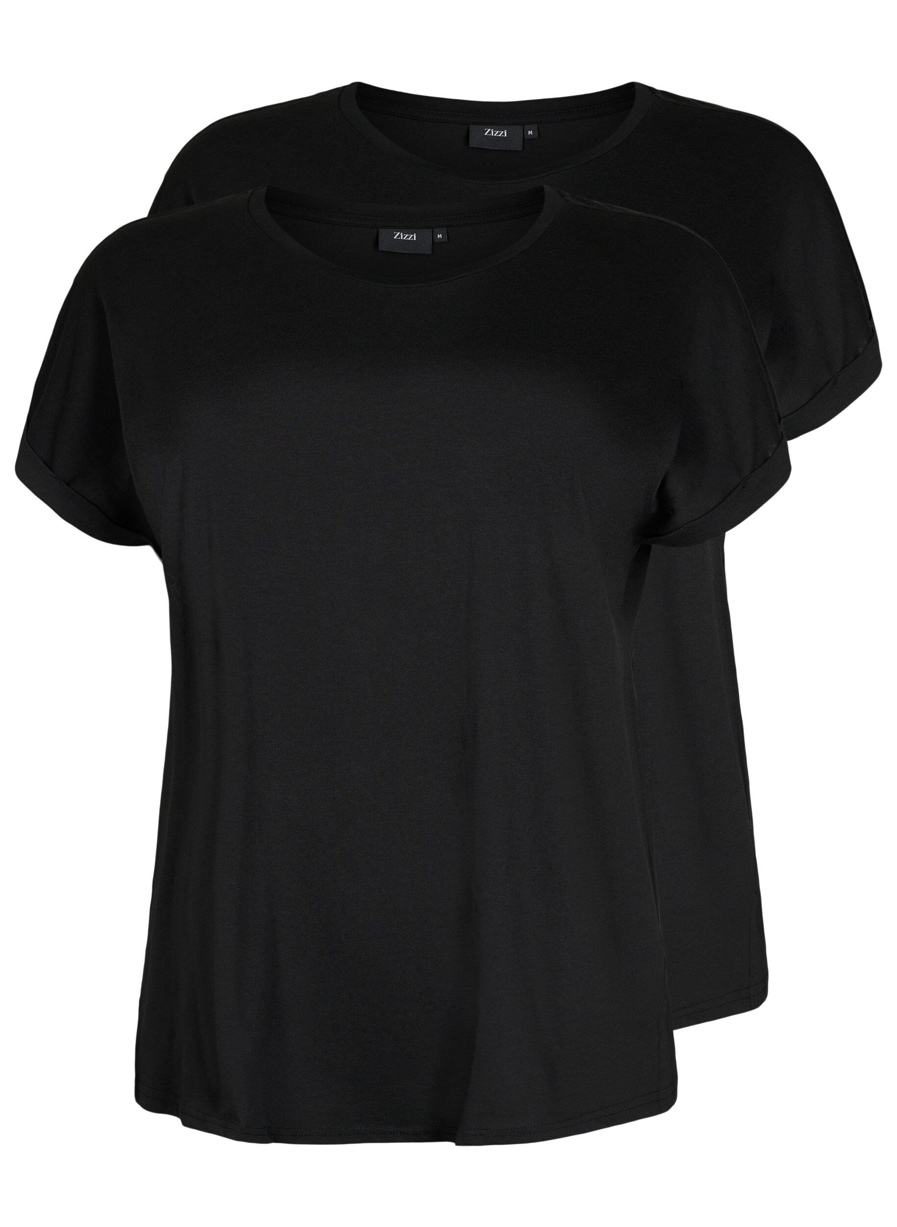 2-pack T-shirts met korte mouwen