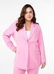 Klassieke blazer met knoopsluiting, Roze, Model image number 0