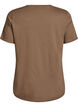 T-shirt met print, Bruin, Packshot image number 1