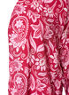 Korte viscose kimono met 3/4 mouwen, Roze, Packshot image number 2