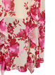 Bloemenprint chiffon jurk met ruches en een V-hals, 9990, Packshot image number 3