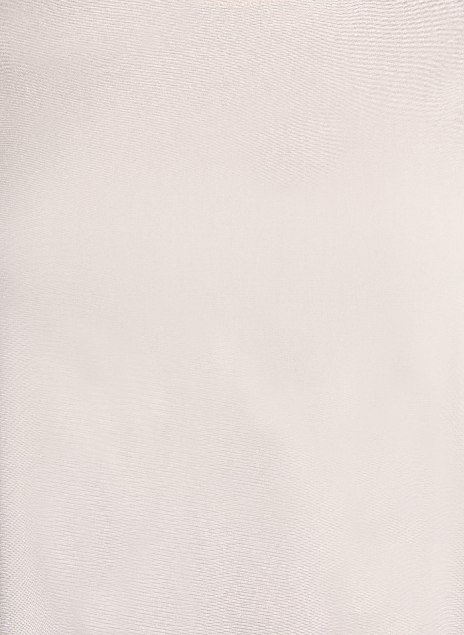 Zizzi FLASH - Geweven blouse met korte mouwen en ronde hals, Beige, Packshot image number 2