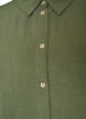Lange shirt met een lichte textuur, Groen, Packshot image number 2