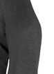 Lang gebreid vest in viscosemix, Grijs, Packshot image number 2