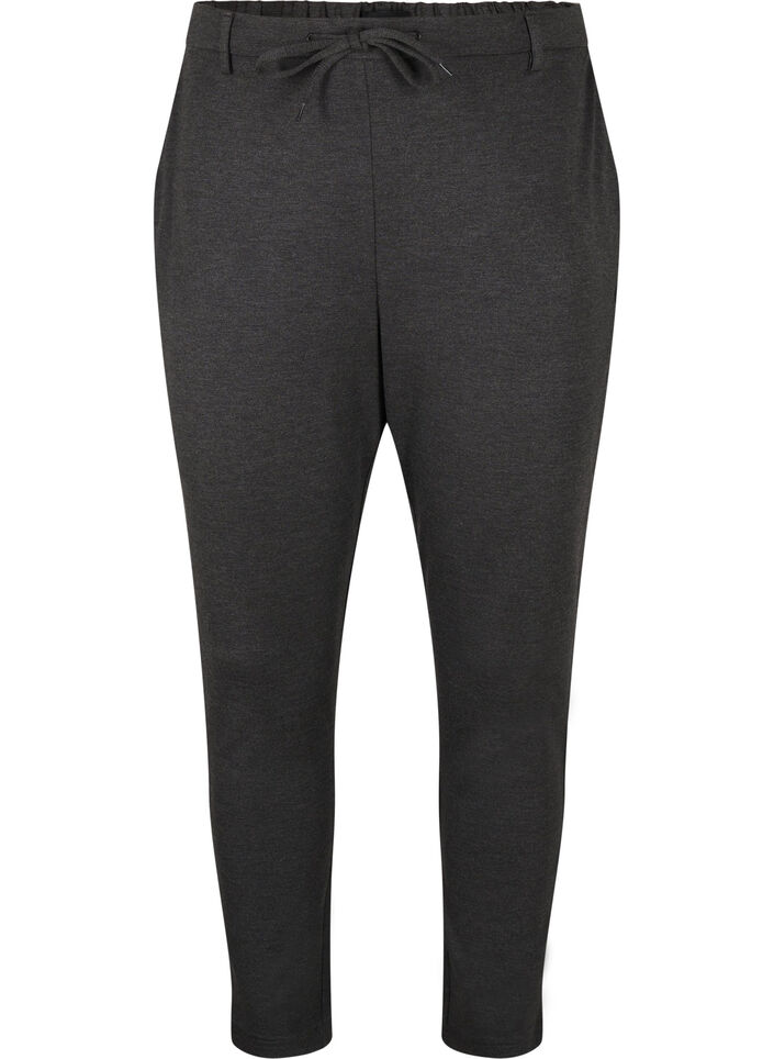 Cropped Maddison broek, Grijs, Packshot image number 0