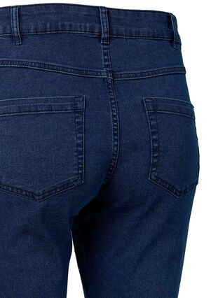 Extra slim Sanna jeans met normale taille, Dark blue, Packshot image number 3