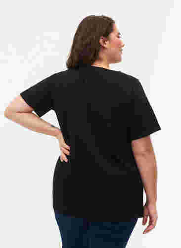 FLASH - T-shirt met motief, Black, Model image number 1