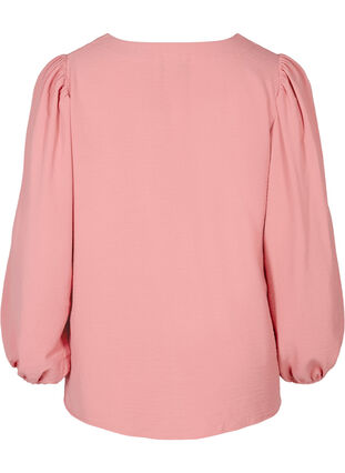 blouse met pofmouwen, Brandied Apricot, Packshot image number 1