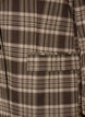 Geruite blazer met zakken en split achteraan, Bruin, Packshot image number 3