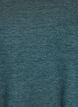 Jersey blouse met 3/4 mouwen, Groen, Packshot image number 2